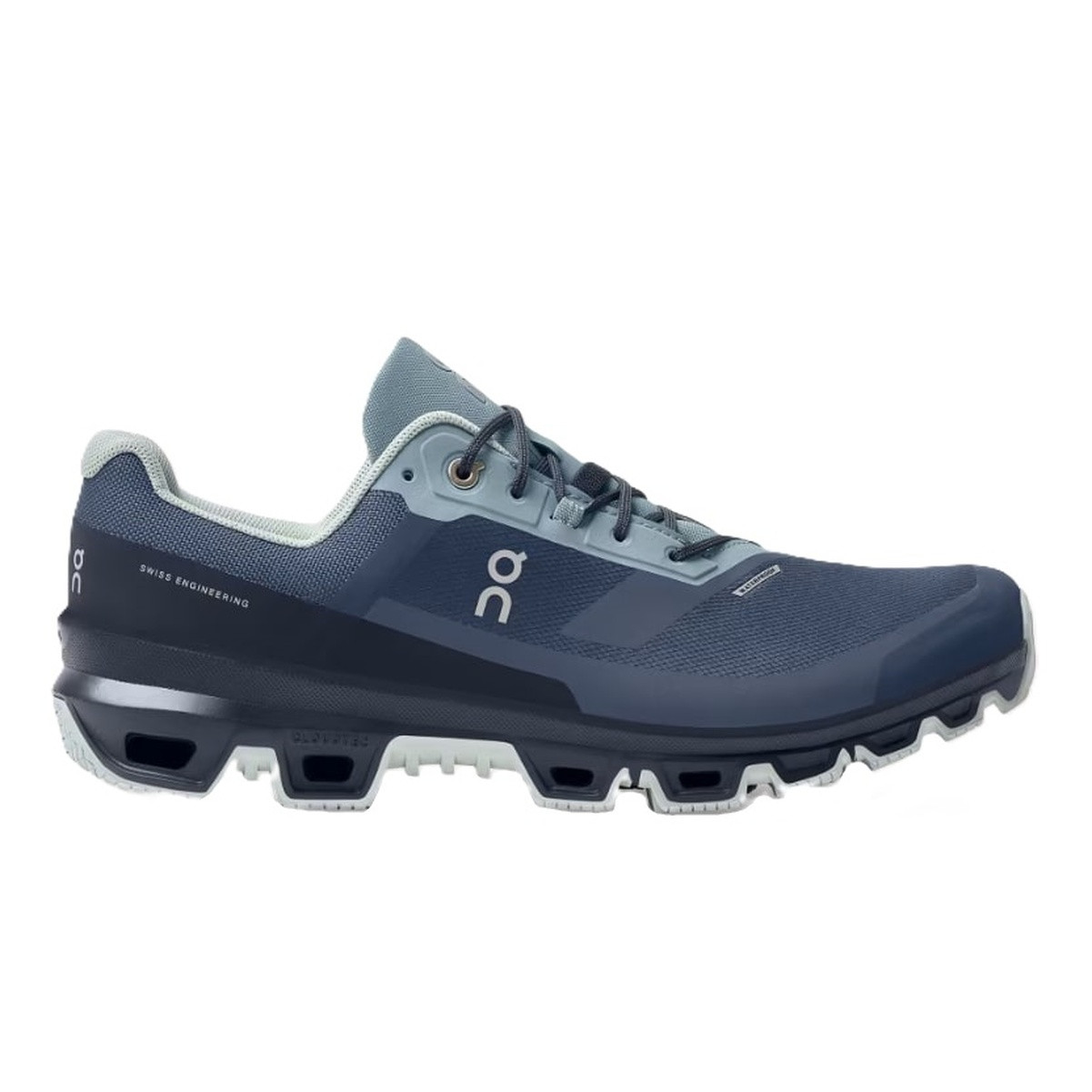 シューズ on  Cloudventure Waterproof. JP26.5 ON FOOTWEAR Men's Cloudventure Waterproof Denim/Midnight Trail