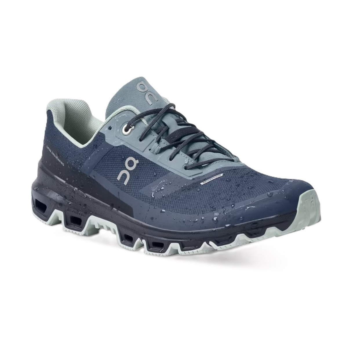 ON FOOTWEAR Men's Cloudventure Waterproof Denim/Midnight Trail