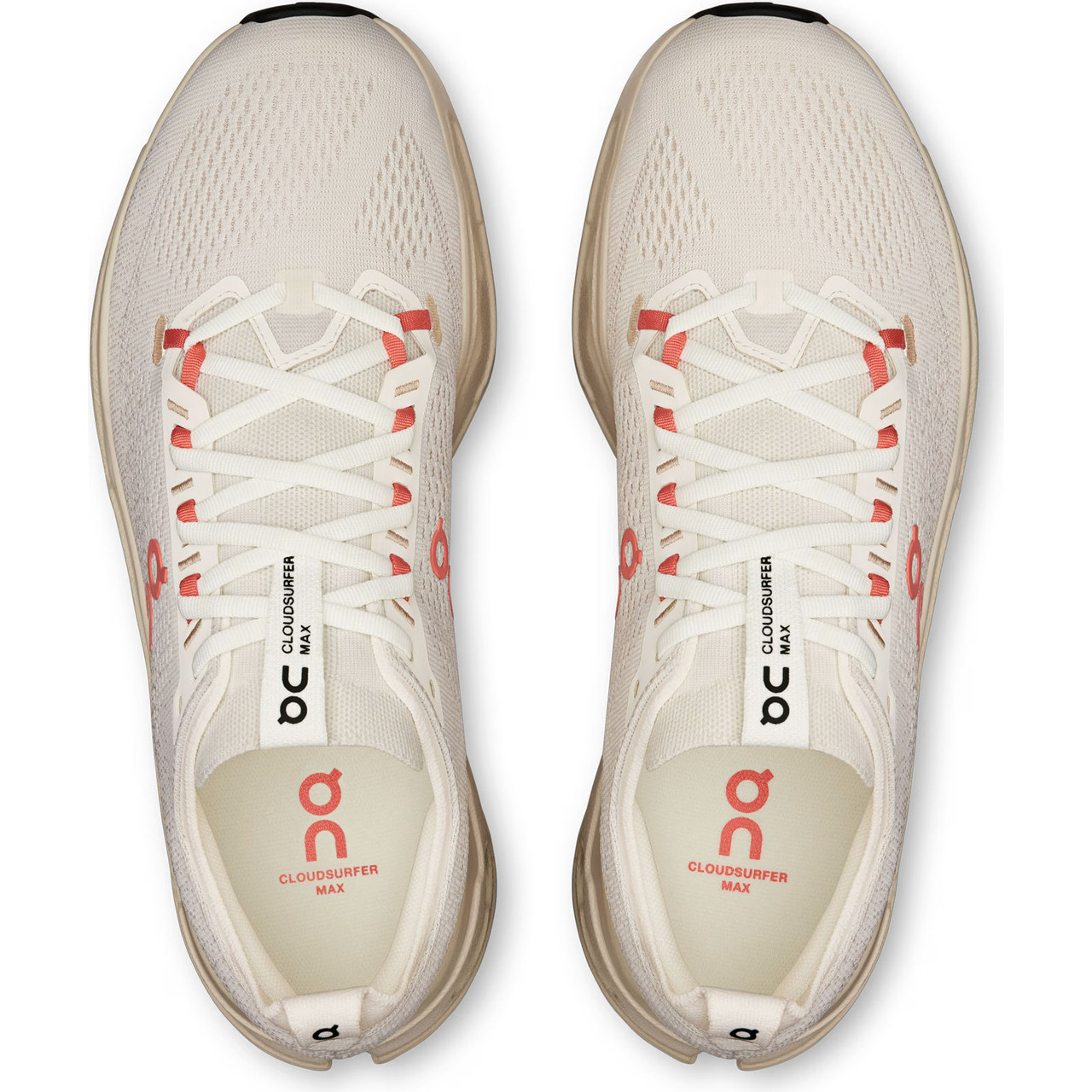 New On Cloud Cloudsurfer Max Ivory Salmon Cream Running Shoes Gym Training Mens ON FOOTWEAR Men main image 3