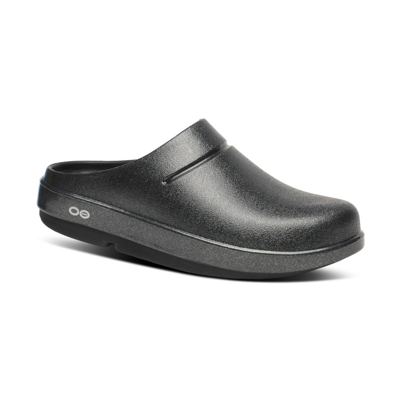 OOFOS Oocloog Luxe Black Sparkle Clogs - Free Shipping