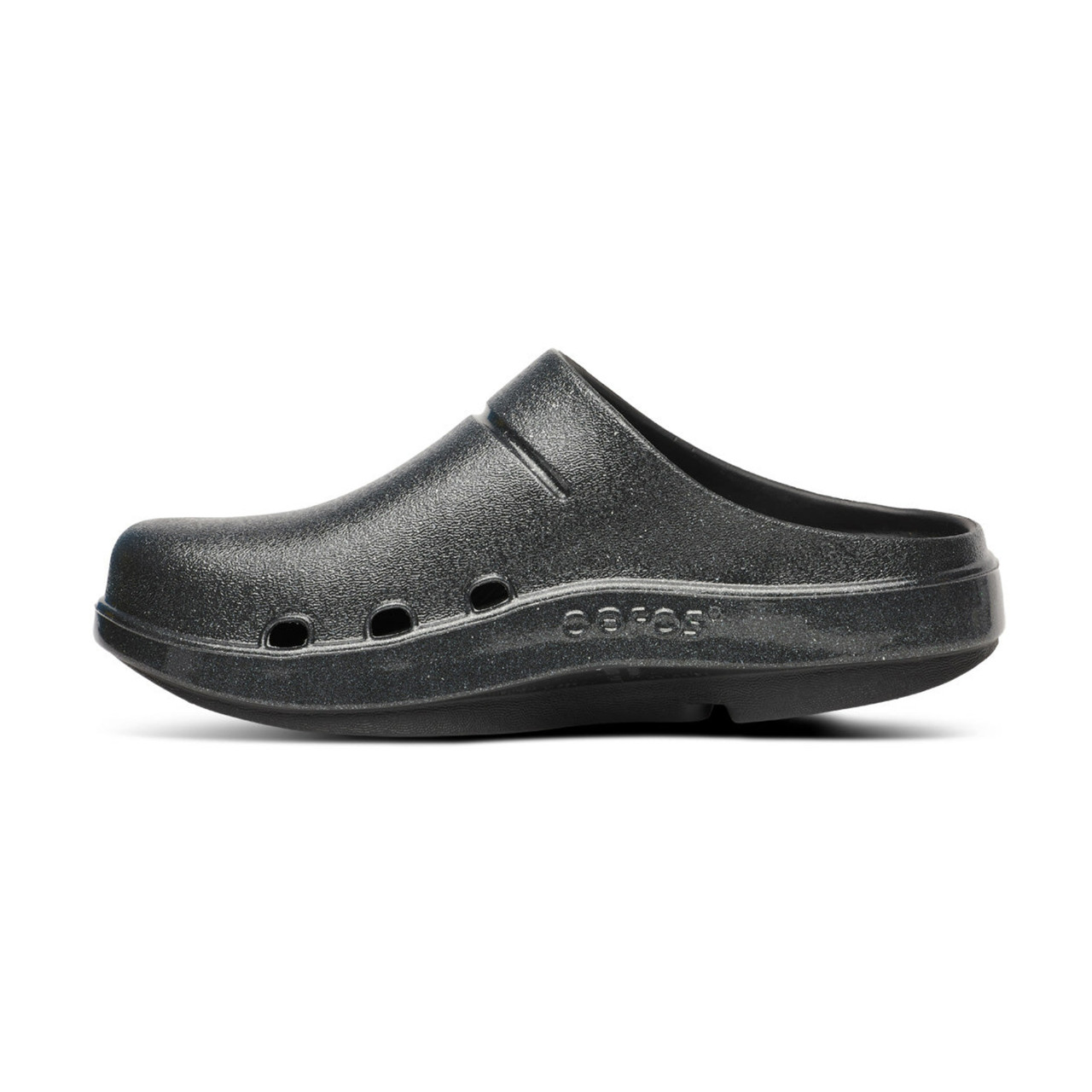 OOFOS Oocloog Luxe Black Sparkle Clogs - Free Shipping