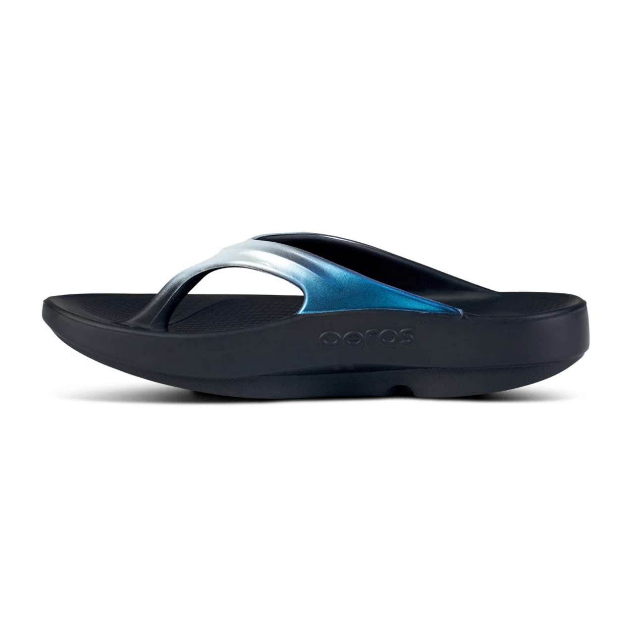 OOFOS Recovery Blue sandals  Men\'s Size 10.  Women\'s size 12. EU 43 OOFOS OOahh Slide Active Recovery Sandal - Ocean Blue  main image 2