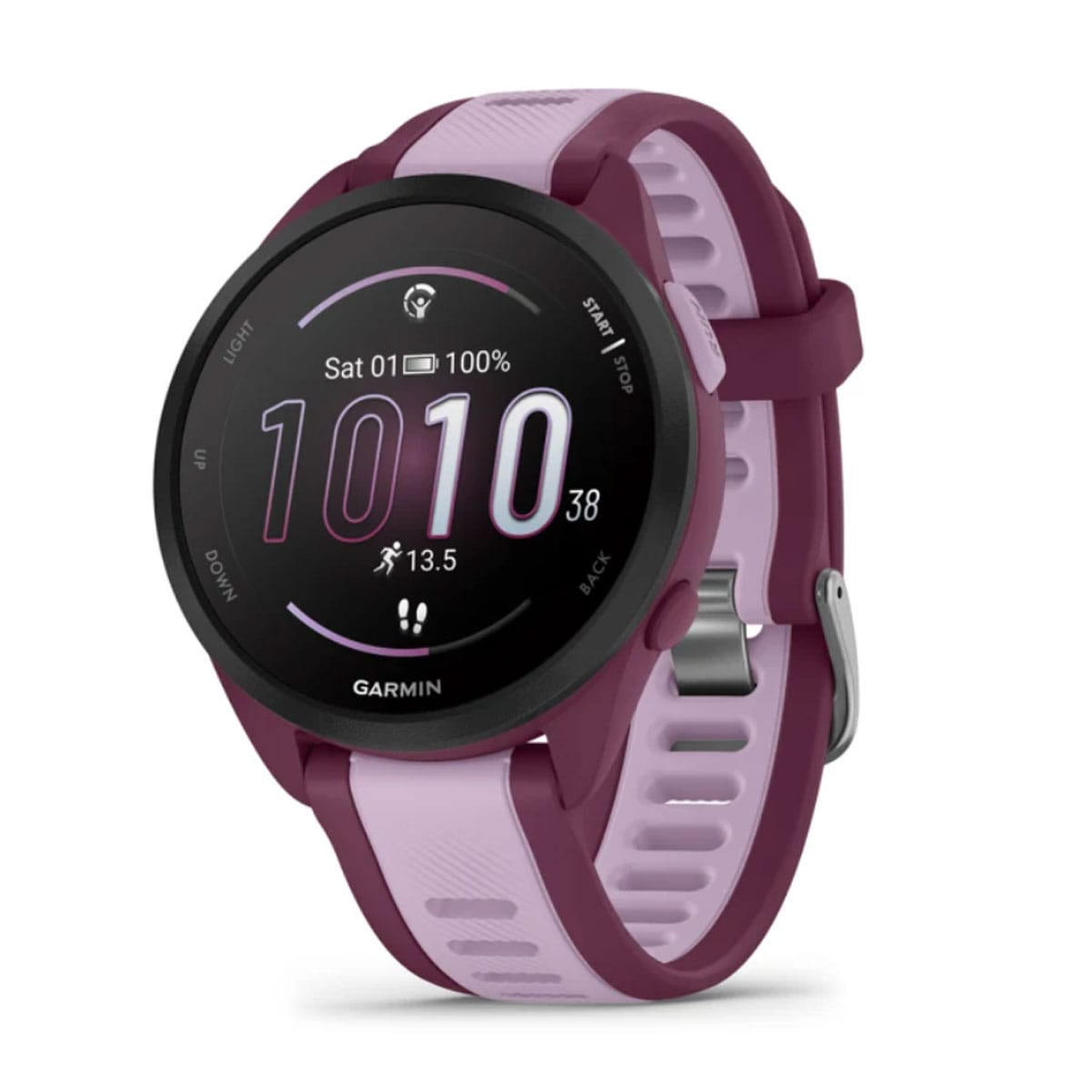 ウォーキング・ランニングウェア forerunner165 GARMIN Forerunner 165 Music Berry/Lilac Smartwatch 010-02863-33