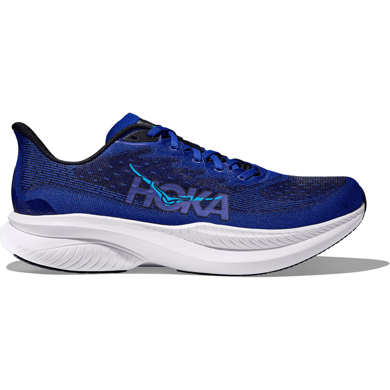 HOKA Men's Mach 6 Black/Night Sky Shoes - Free Shipping