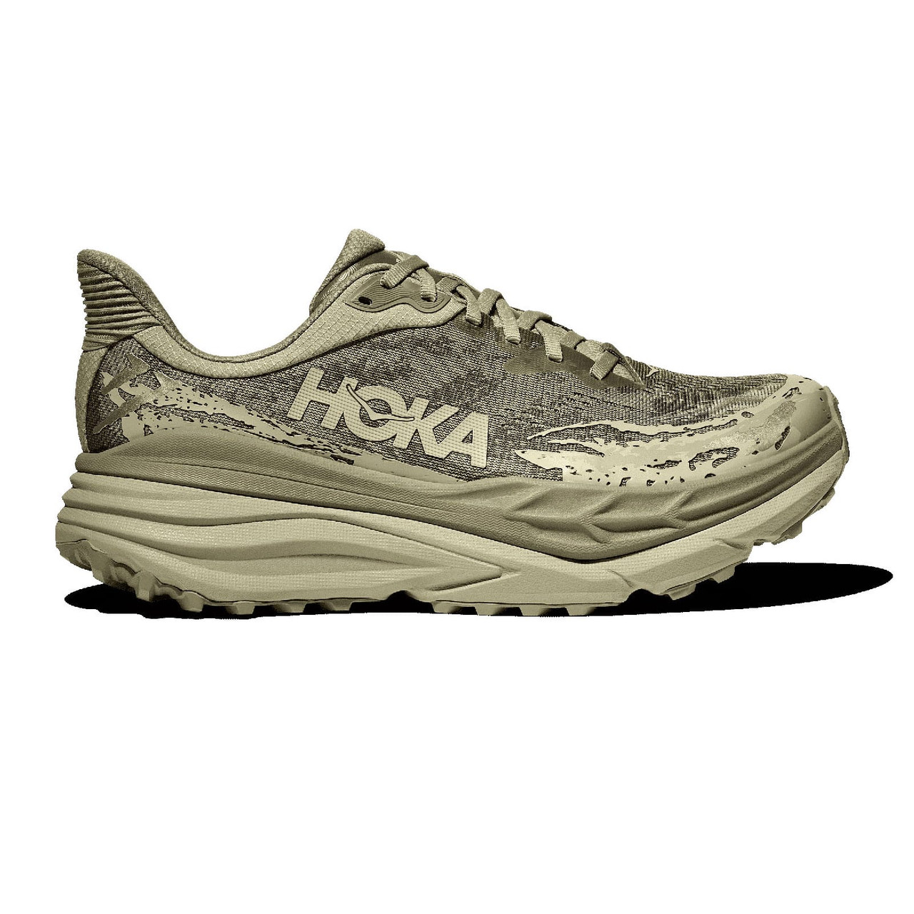 NEW HOKA men\'s speedgoat 6 shoe in oyster mushroom / wild mushroom Hoka Speedgoat 6 Trail Running Shoes - Men main image 4