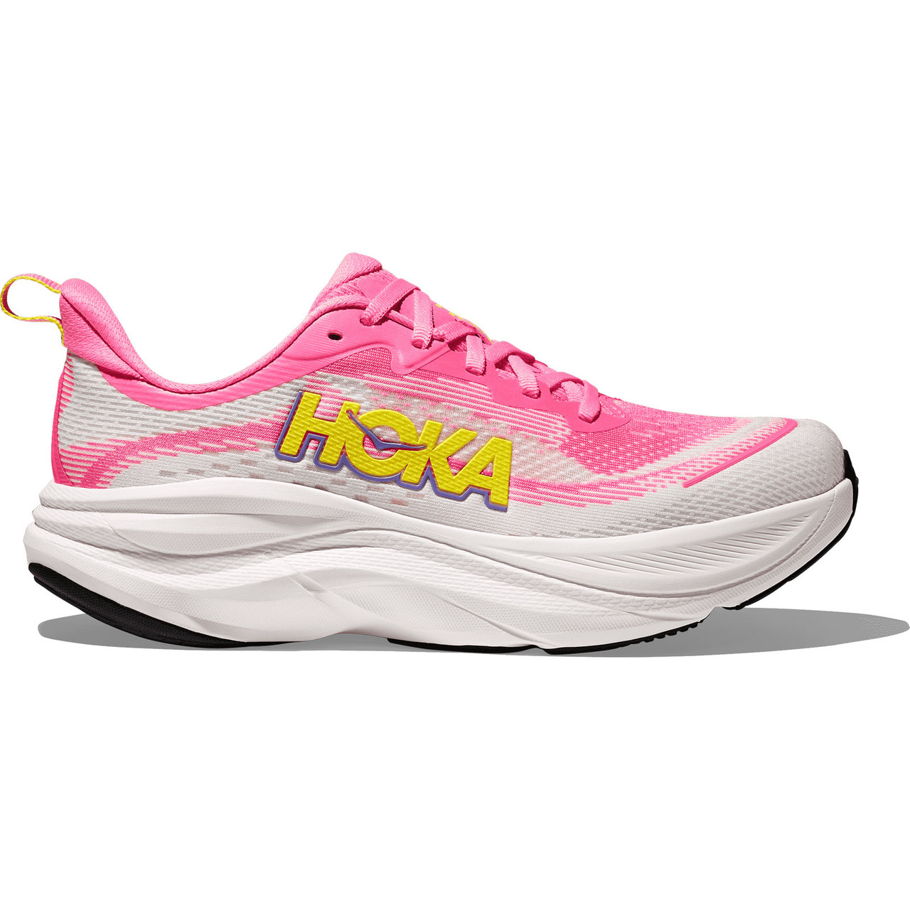 HOKA Women's Skyflow Neon Rose/Neon Hoka Citrus Shoes - Free Shipping