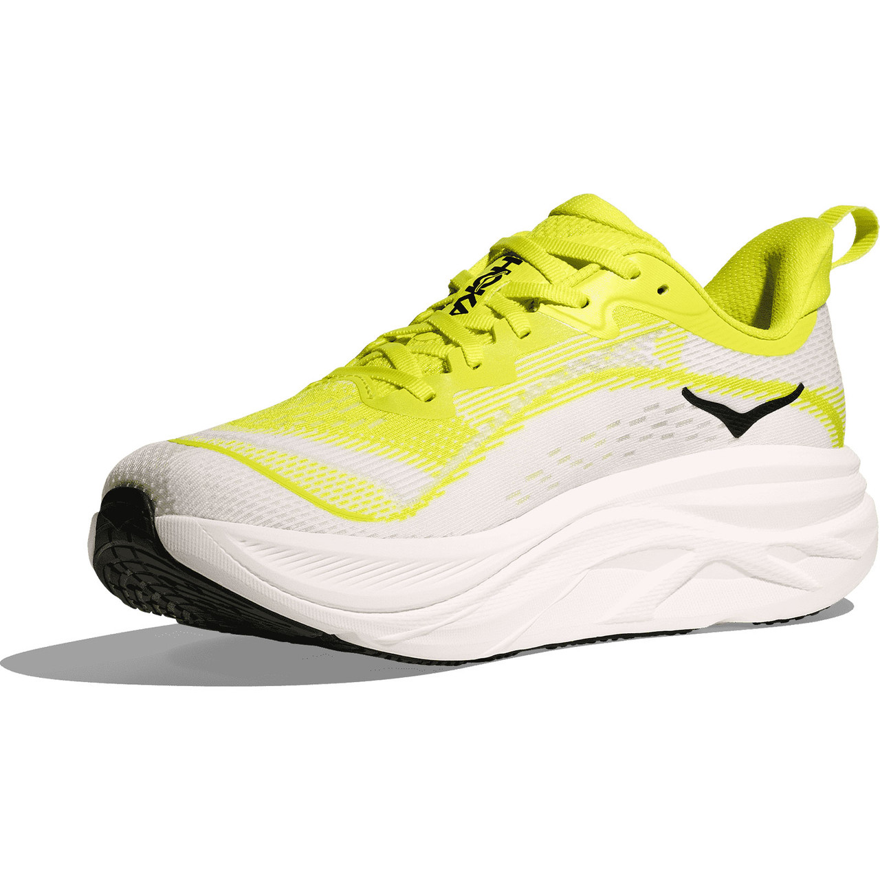 HOKA Men's Skyflow Neon Hoka Citrus/Neon White Shoes - Free Shipping