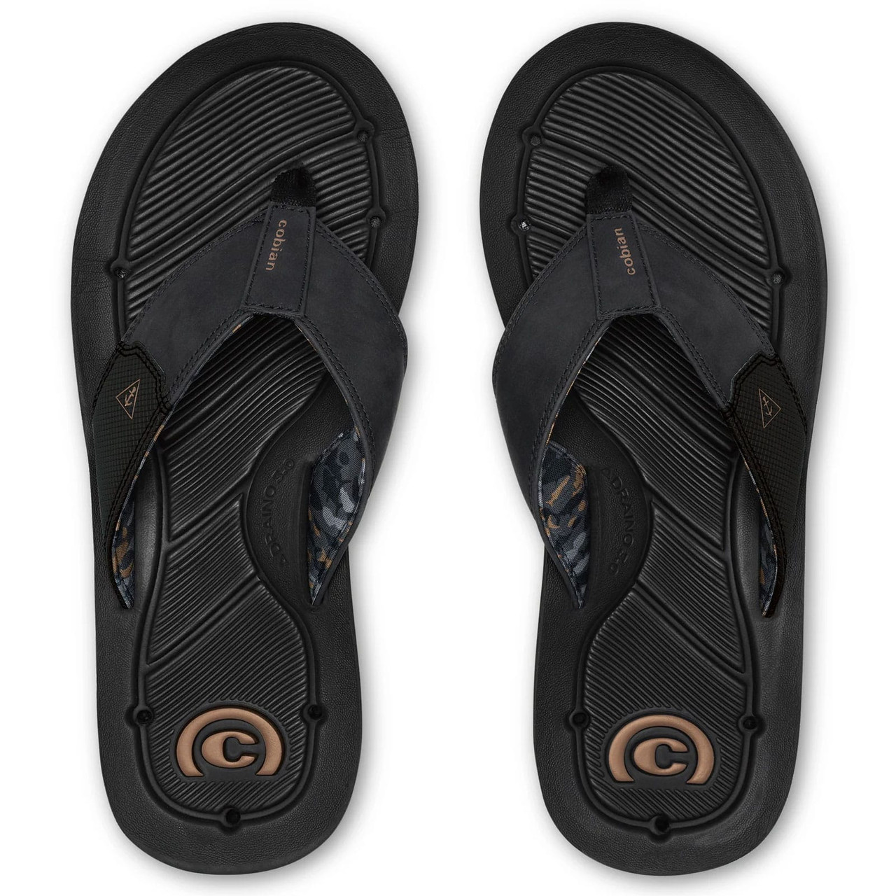 Cobian Men\'s Draino 3 Flip Flop Size 8 - TAN | (HBD23-230-08) COBIAN Draino 3 men main image 2