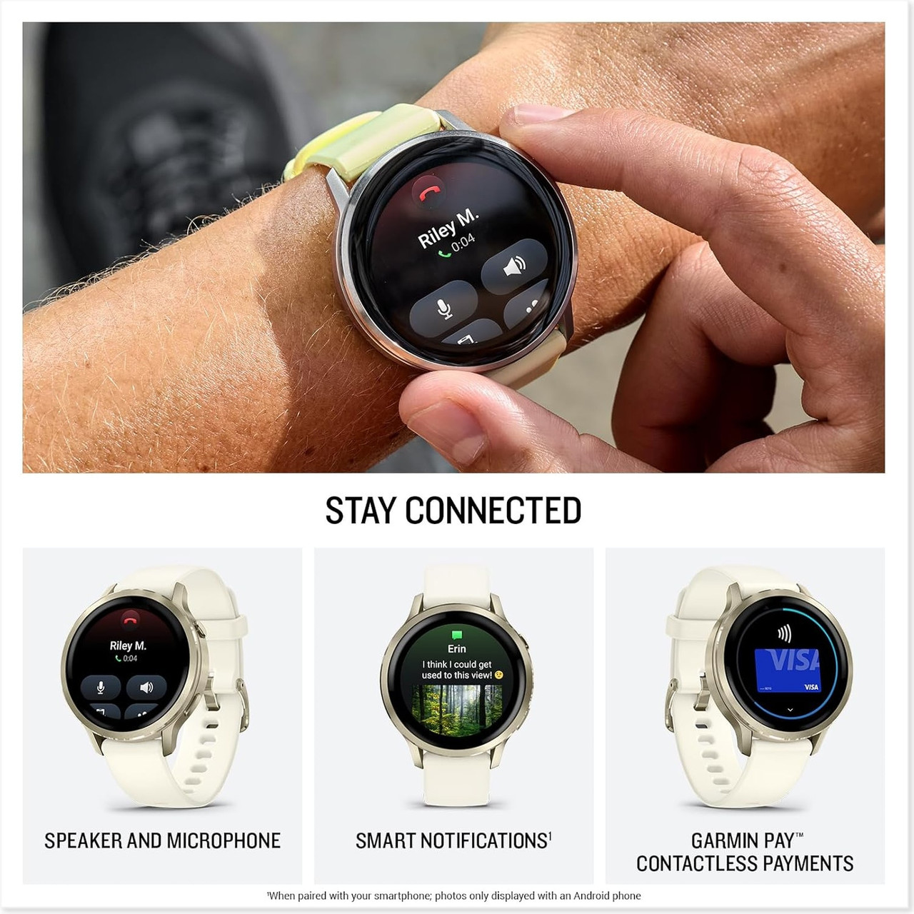 GARMIN Venu 4 41mm Beige/Lunar Gold/Bone GPS Smartwatch (010-03013