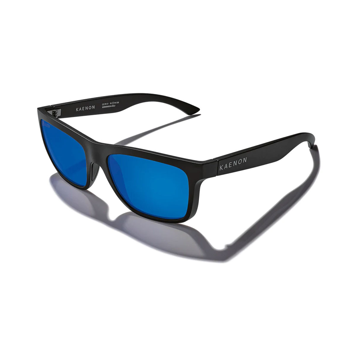 KAENON Unisex Clarke Matte Black - Ultra Pacific Blue Polarized