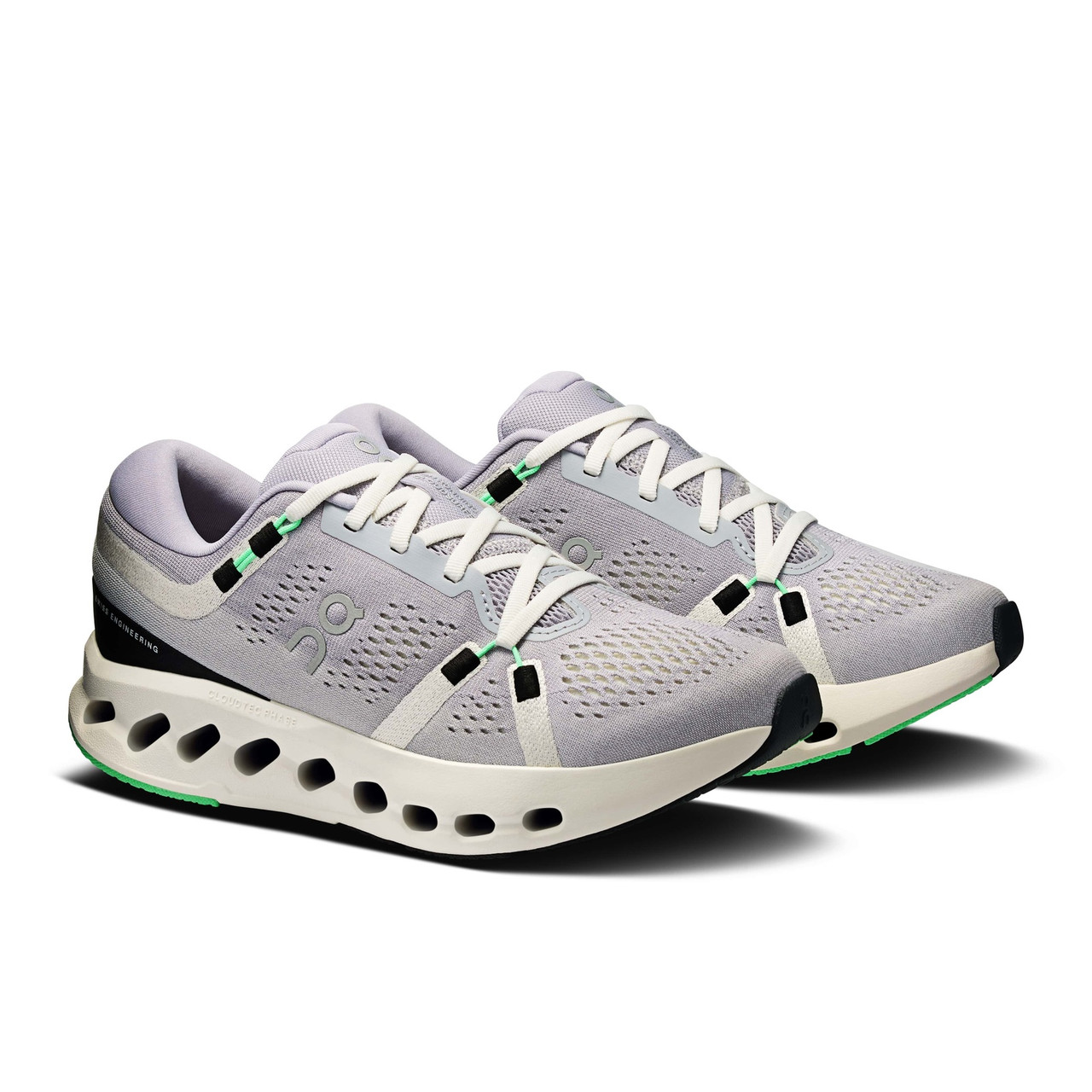 ON FOOTWEAR Women's Cloudsurfer 2 Lilac/Ivory Running Shoes - Free