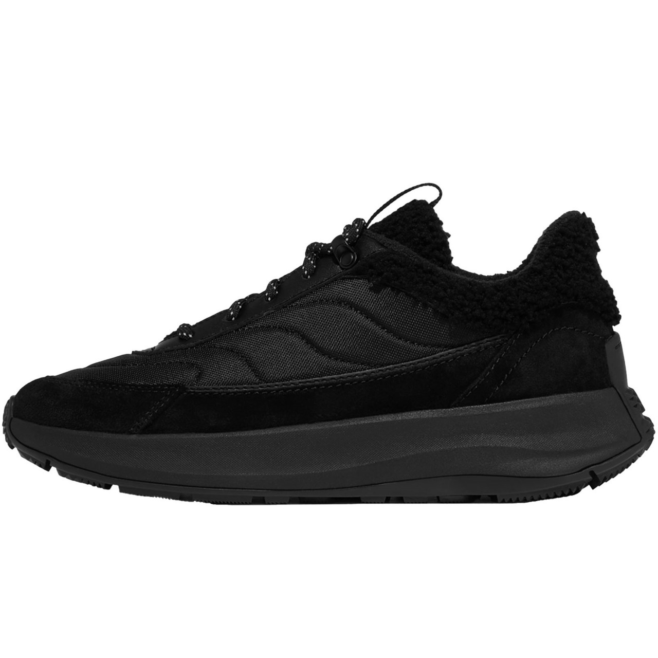 FITFLOP Womens FMode Flow Shearling-Mix Sneakers - Free Shipping