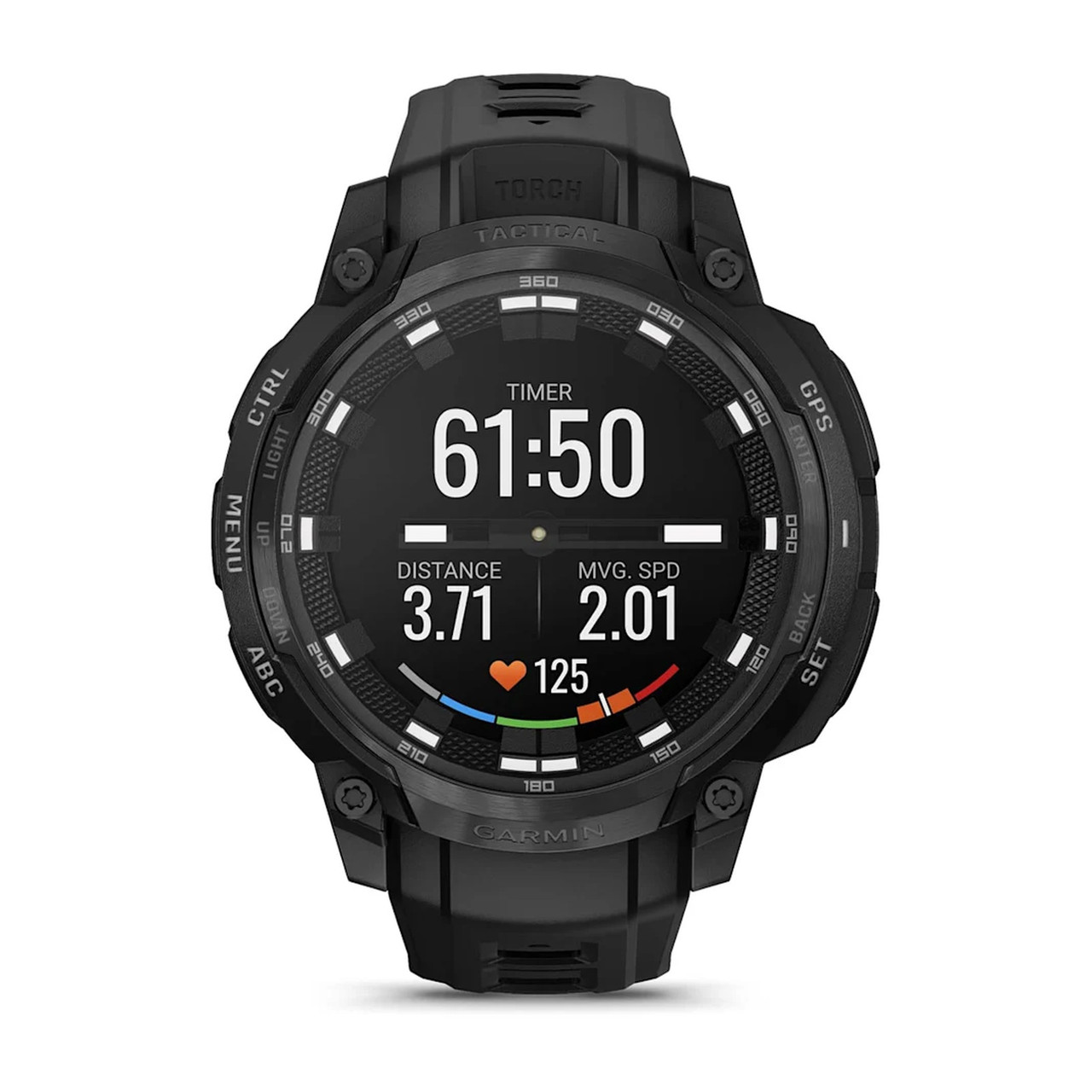 GARMIN Instinct Crossover Tactical Amoled Black GPS Smartwatch 