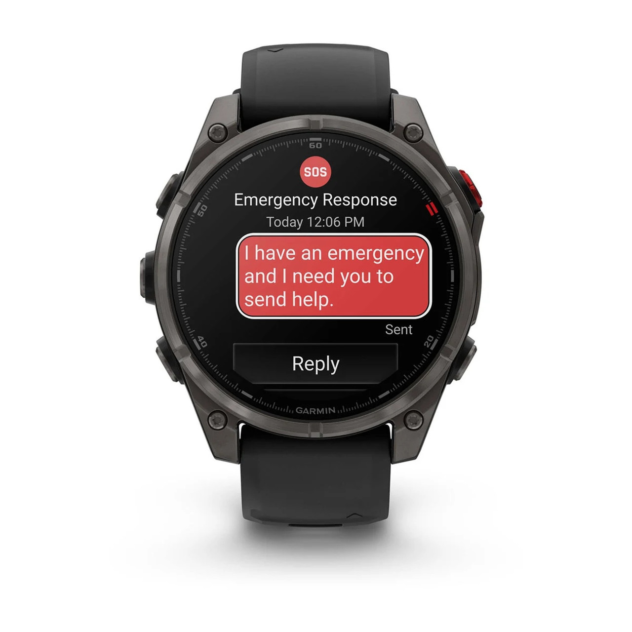 GARMIN Fenix 8 Pro Amoled 47mm Carbon Gray GPS Smartwatch with 