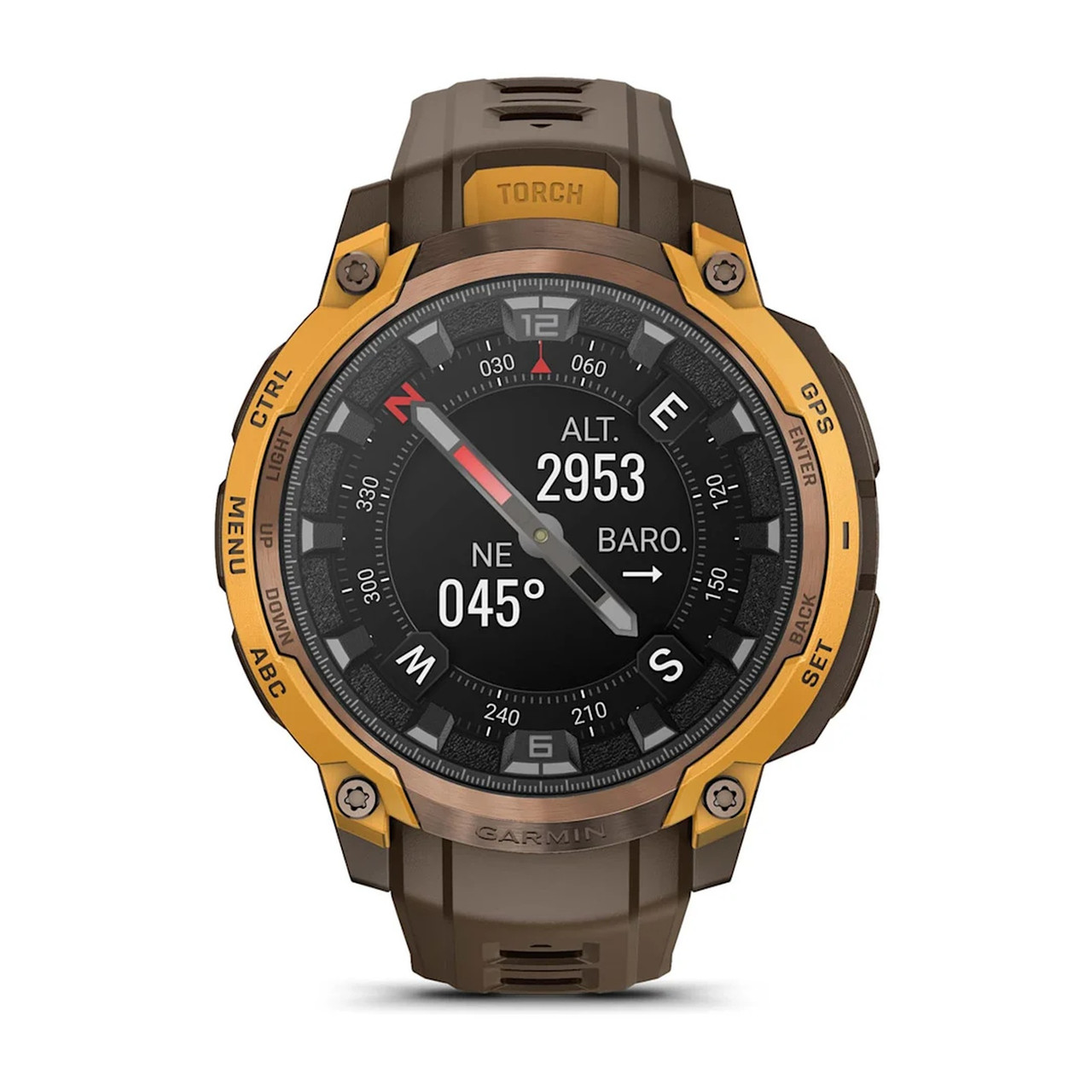 GARMIN INSTINCT 2021年モデル　サンバースト腕時計 GARMIN Instinct Crossover Amoled Bronze/Sunburst GPS Smartwatch