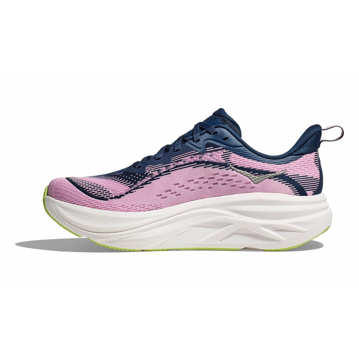 HOKA Women's Skyflow Midnight/Pink Twilight Running Shoes - Free