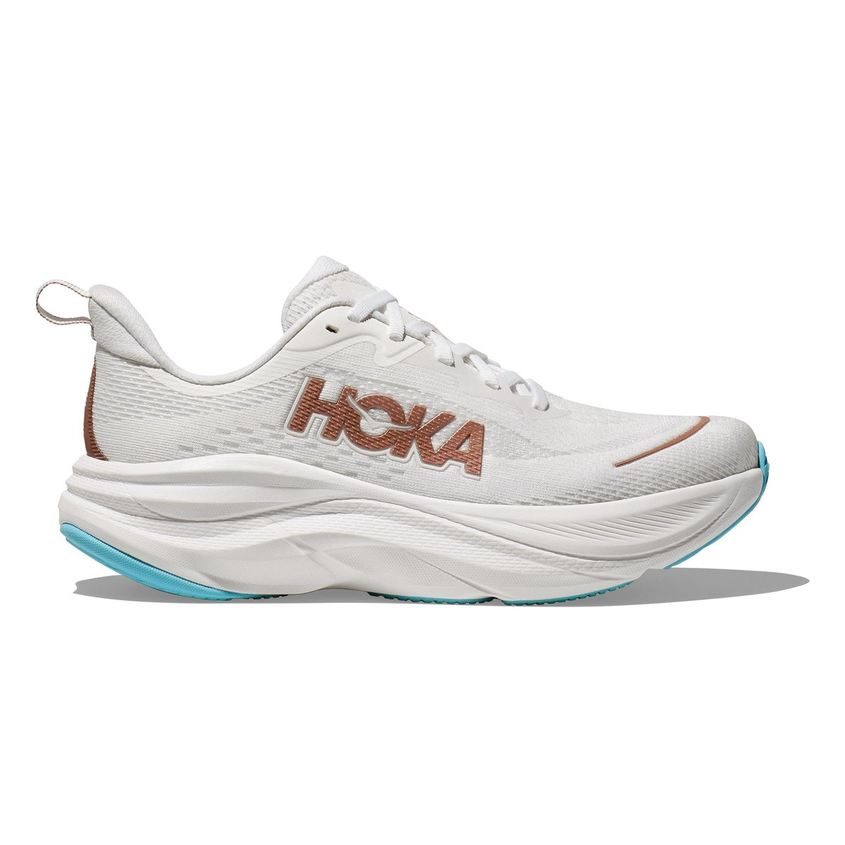 新品未使用　HOKA SKYFLOW レディース スニーカー ホワイト ゴールド HOKA Women's Skyflow Frost/Rose Gold Running Shoes - Free Shipping