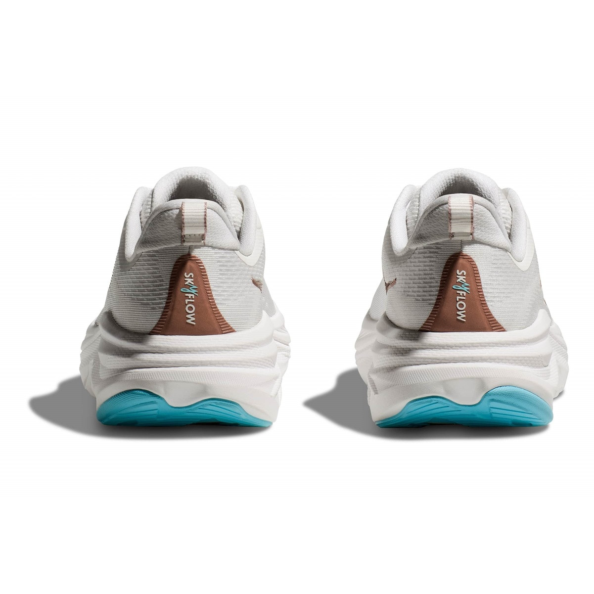 HOKA Women's Skyflow Frost/Rose Gold Running Shoes - Free Shipping
