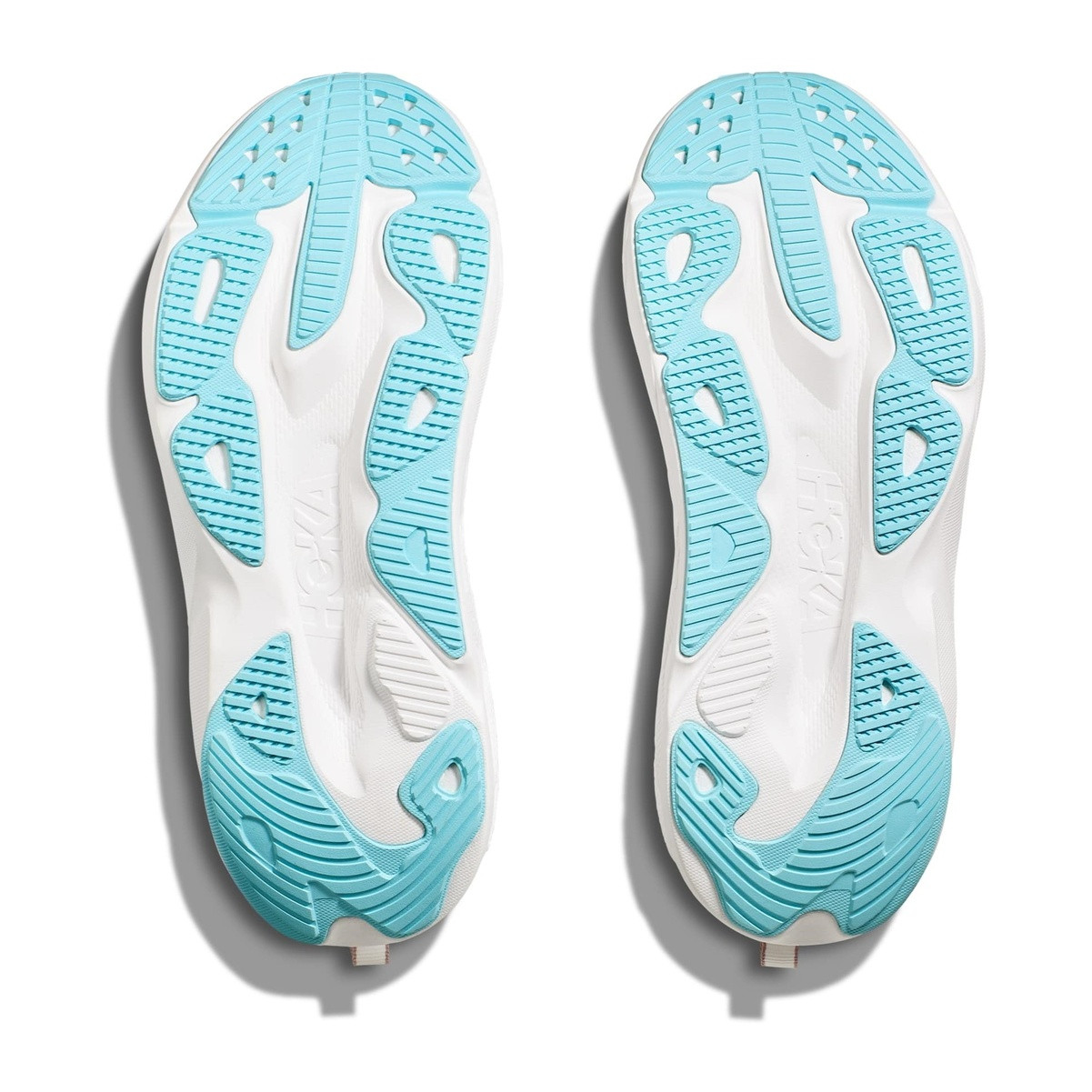 HOKA Women's Skyflow Frost/Rose Gold Running Shoes - Free Shipping