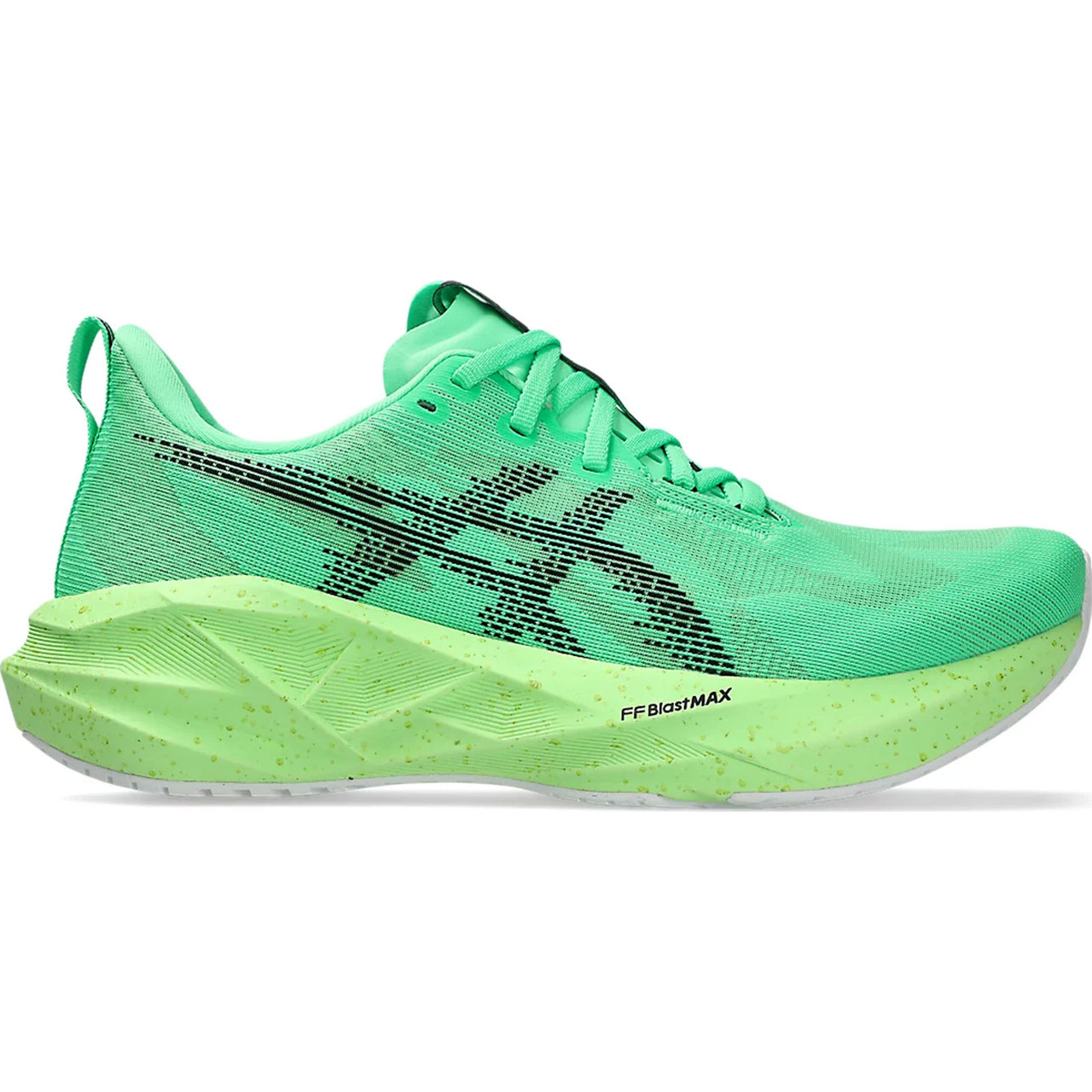 ASICS Men's Novablast 5 Ekiden Vital Green/Black Shoes - Free Shipping