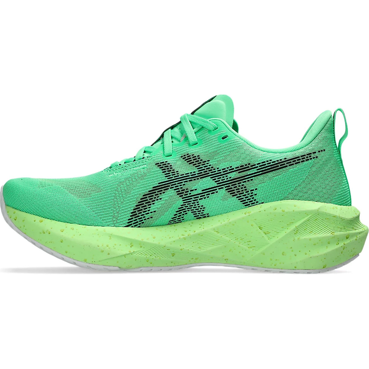 ASICS Men's Novablast 5 Ekiden Vital Green/Black Shoes - Free Shipping