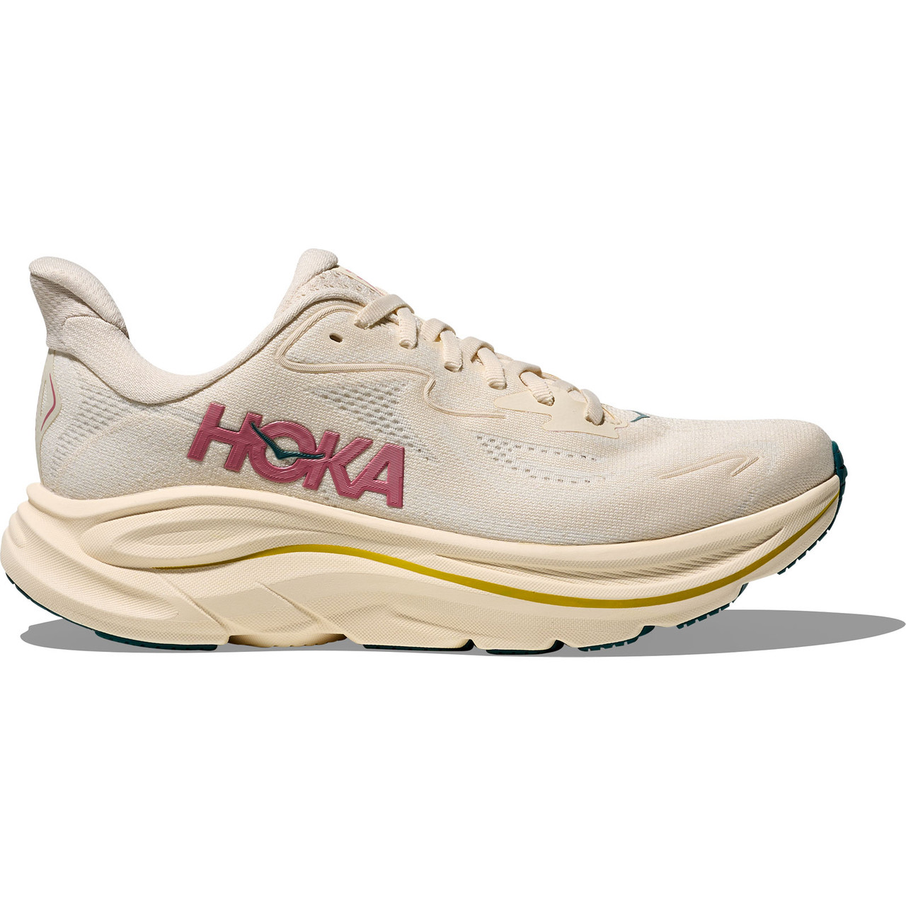 HOKA Women's Clifton 10 Birch/Alabaster Shoes - Free Shipping