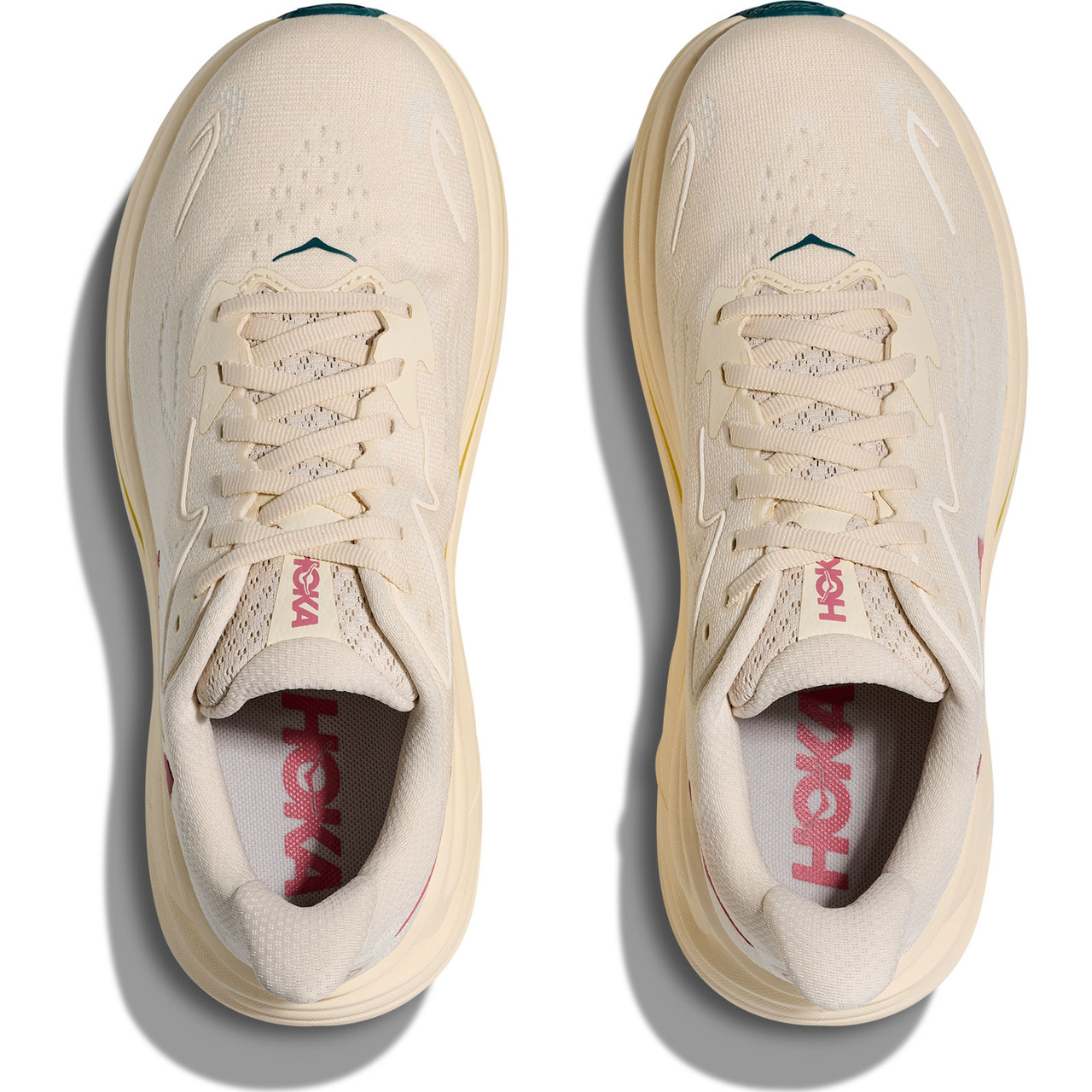 HOKA Women's Clifton 10 Wide Birch/Alabaster Shoes - Free Shipping