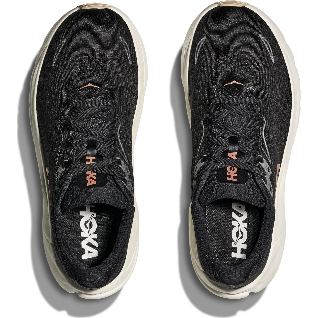 HOKA Women's Arahi 8 Wide Black/Rose Gold Shoes - Free Shipping