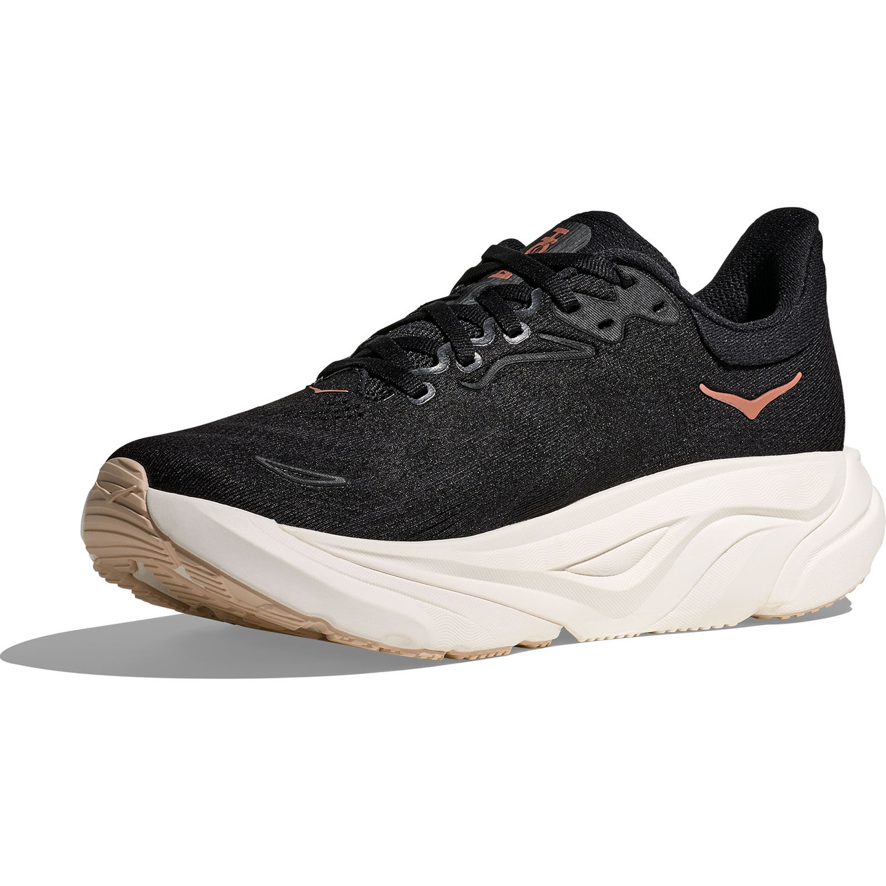 HOKA Women's Arahi 8 Wide Black/Rose Gold Shoes - Free Shipping