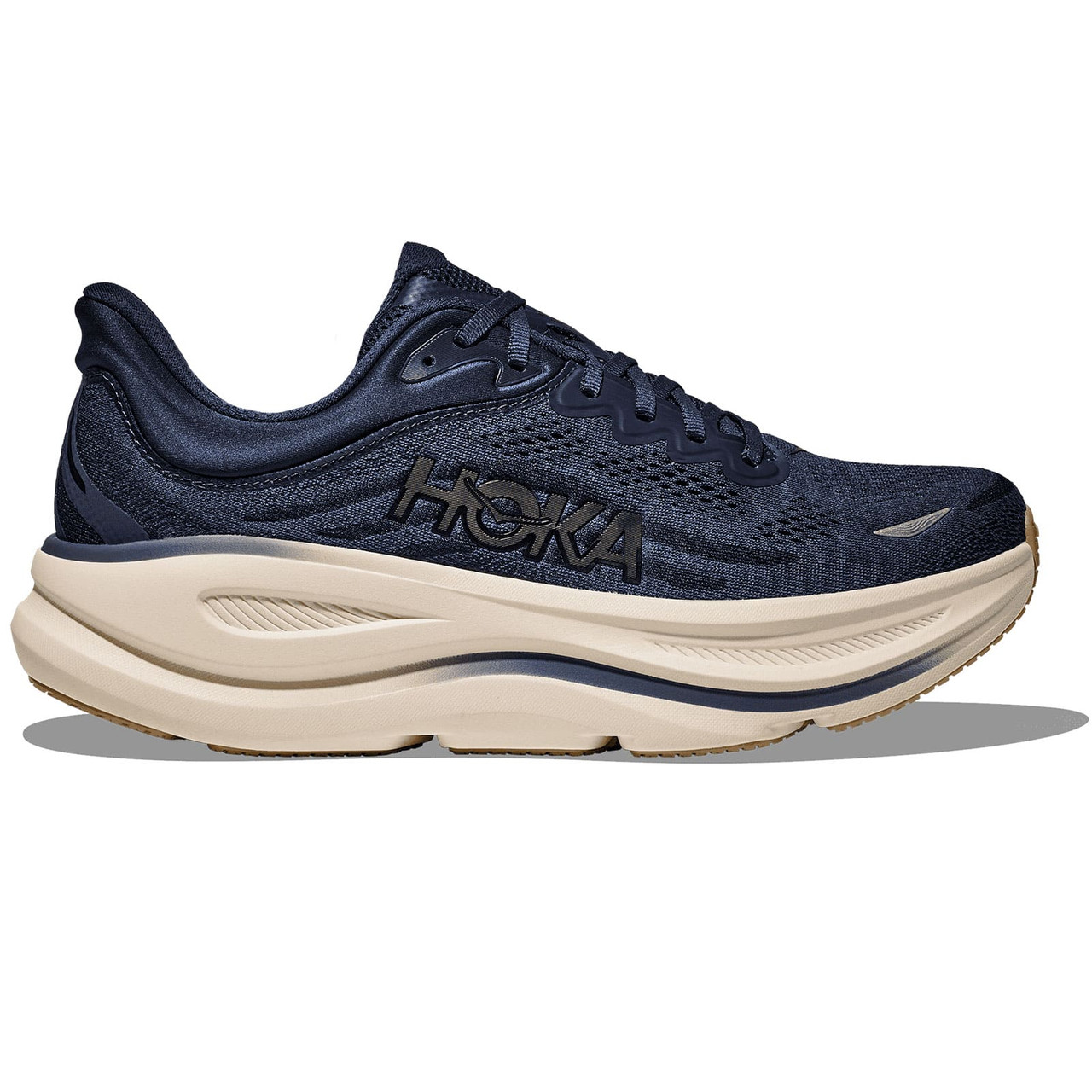 HOKA Men's Bondi 9 Wide Midnight Blue/Varsity Navy Running Shoes