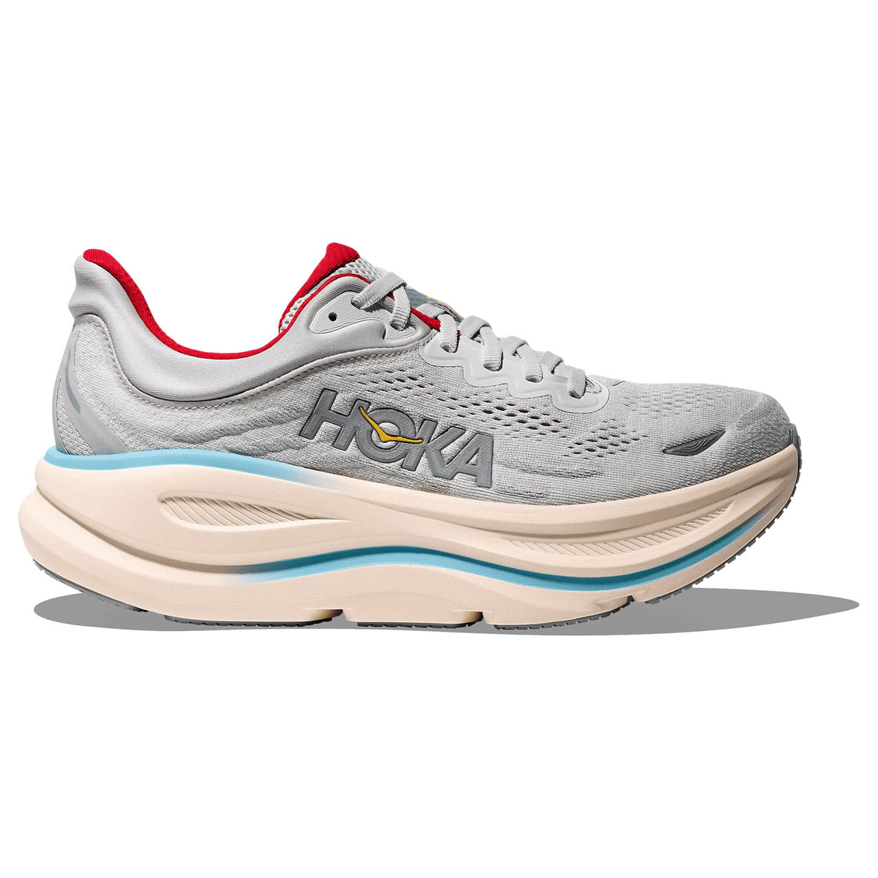 HOKA ボンダイ9 レディーススニーカー24.5センチ HOKA Women's Bondi 9 Cosmic Grey/Stardust Running Shoes - Free