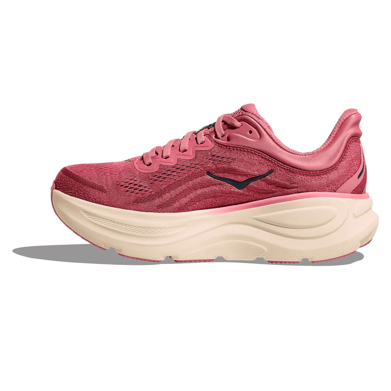 HOKA Women's Bondi 9 Lingonberry/Cranberry Running Shoes - Free