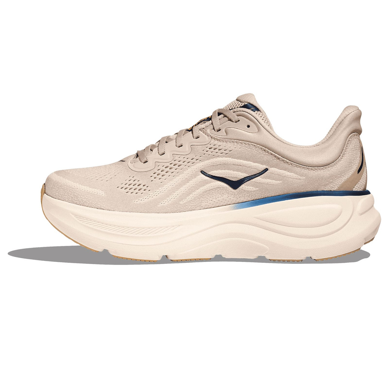 HOKA Men's Bondi 9 Stucco/Grout Running Shoes - Free Shipping