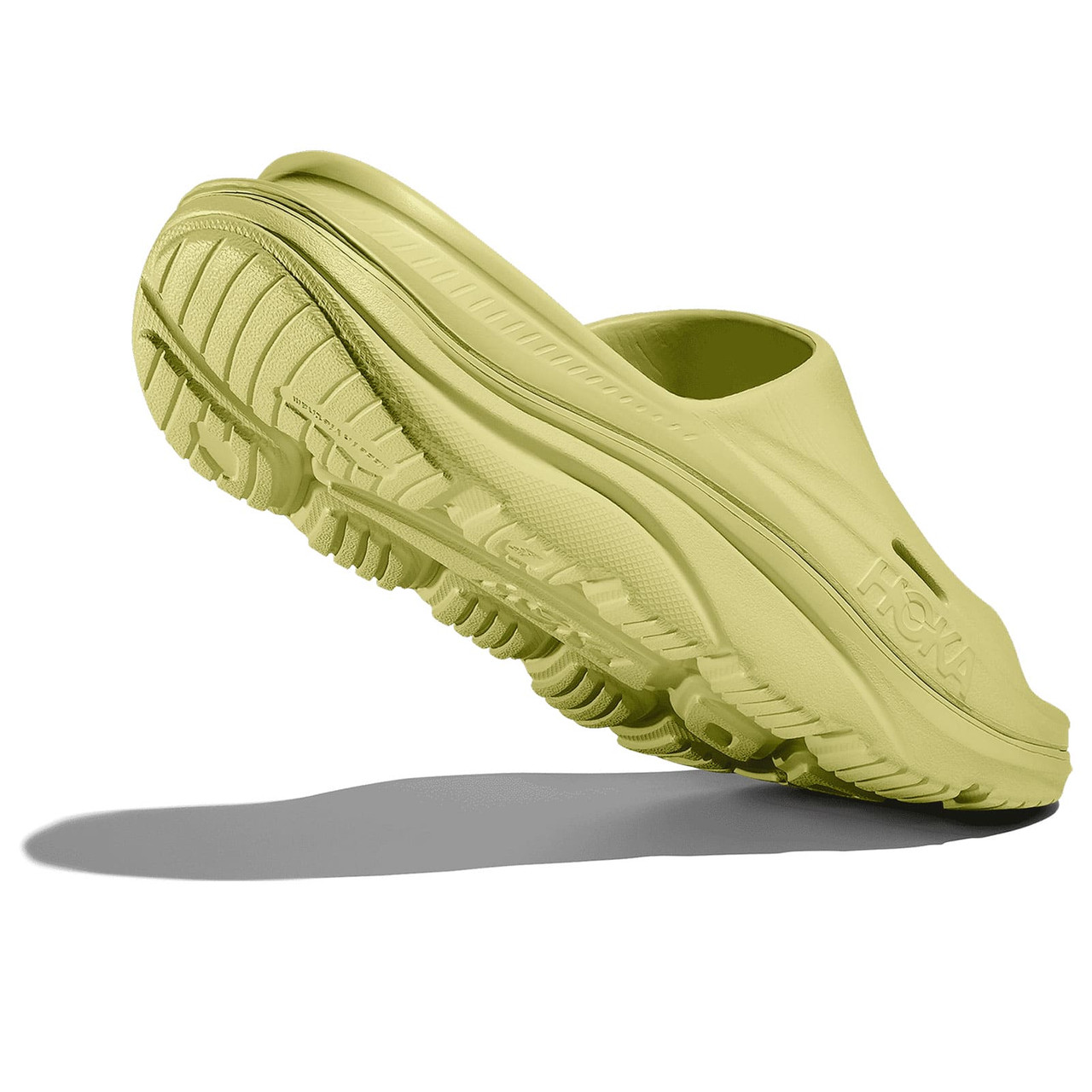HOKA Unisex Ora Recovery Slide 3 Honeydew/Honeydew Sandals - Free