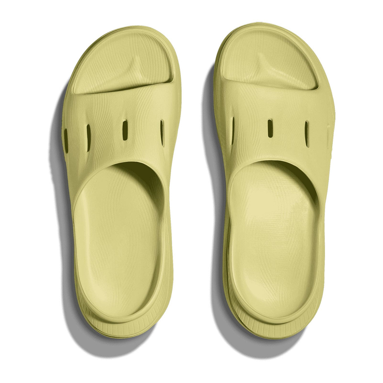 HOKA Unisex Ora Recovery Slide 3 Honeydew/Honeydew Sandals - Free