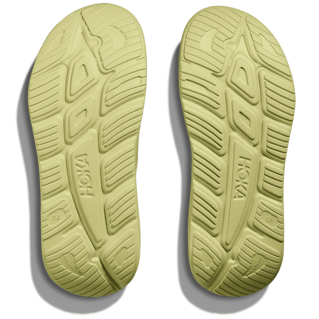 HOKA Unisex Ora Recovery Slide 3 Honeydew/Honeydew Sandals - Free