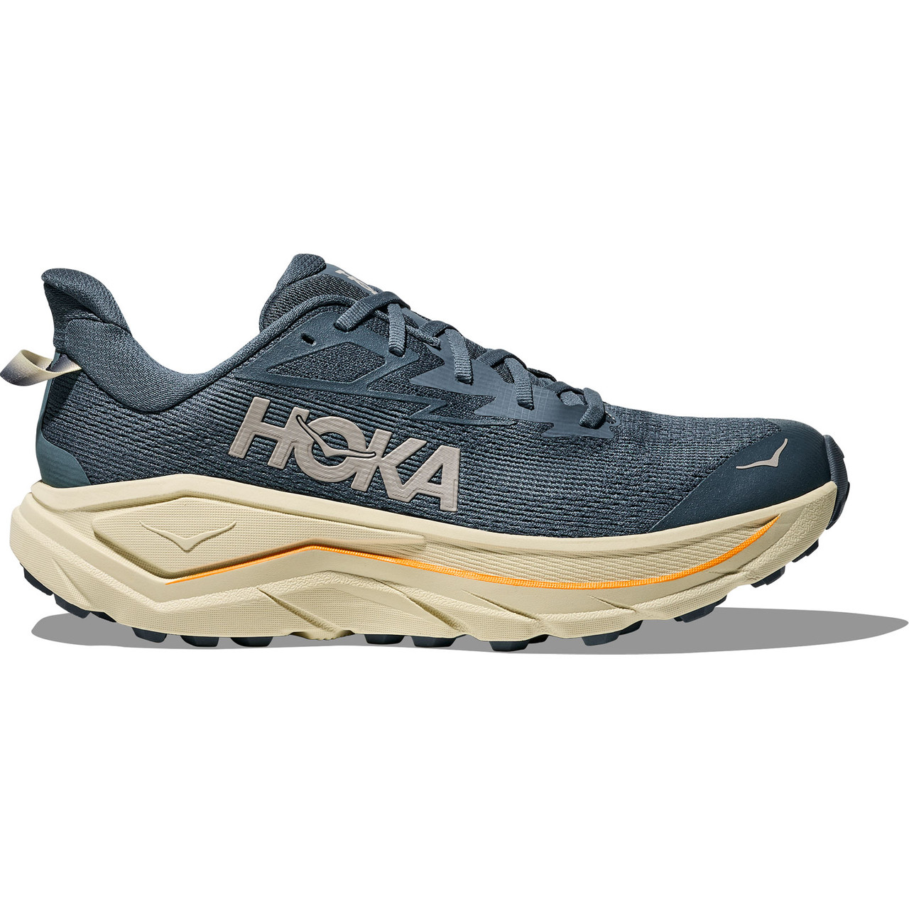 HOKA Men's Challenger 8 Faded Navy/Pampass Grass Shoes - Free Shipping