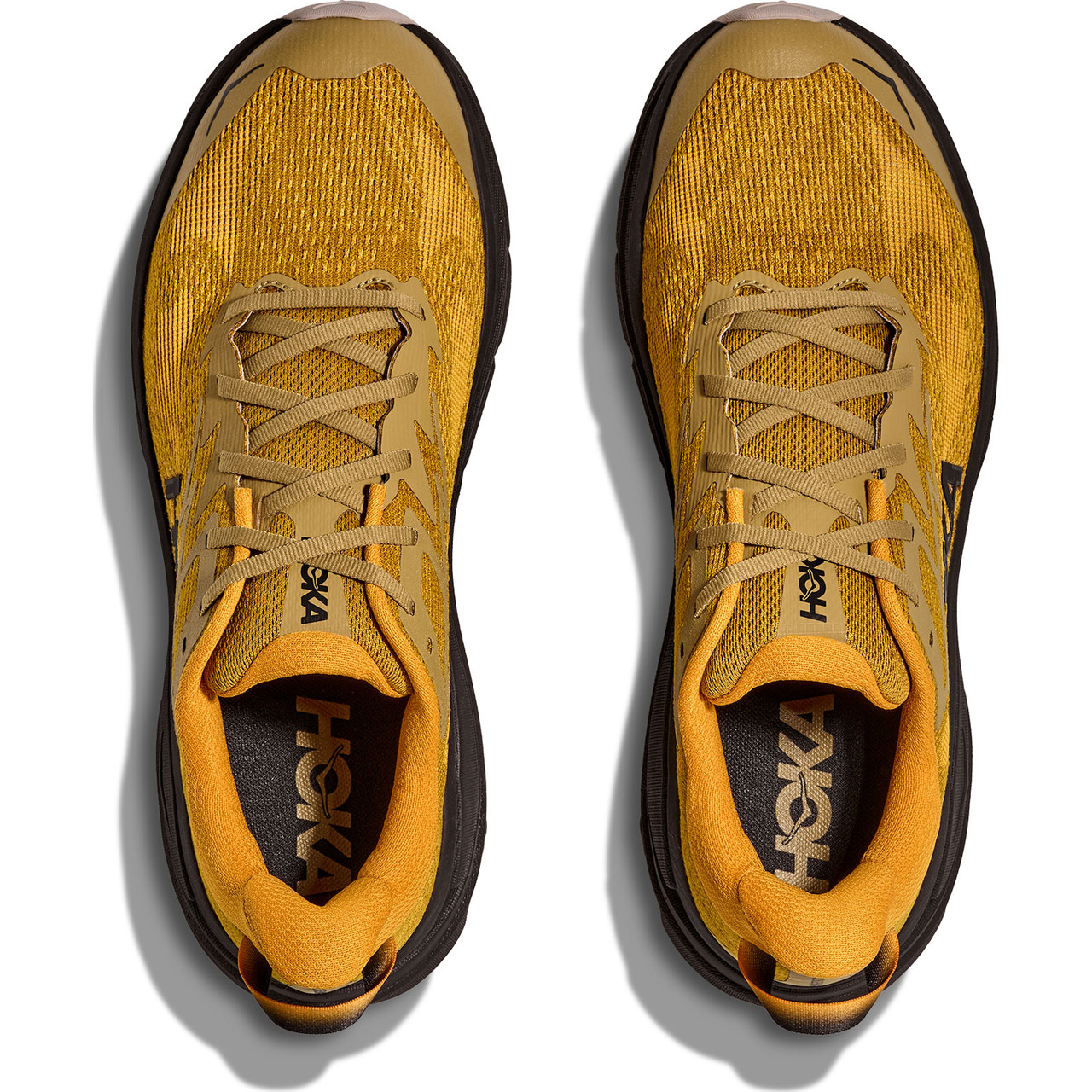 HOKA Men's Challenger 8 Mustard Seed/Black Shoes - Free Shipping