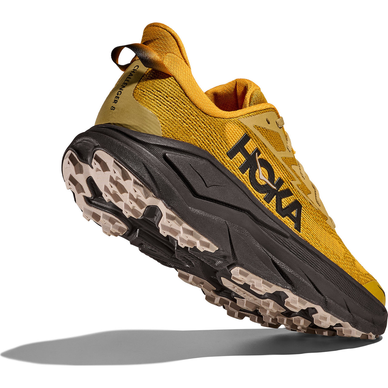 HOKA Men's Challenger 8 Mustard Seed/Black Shoes - Free Shipping