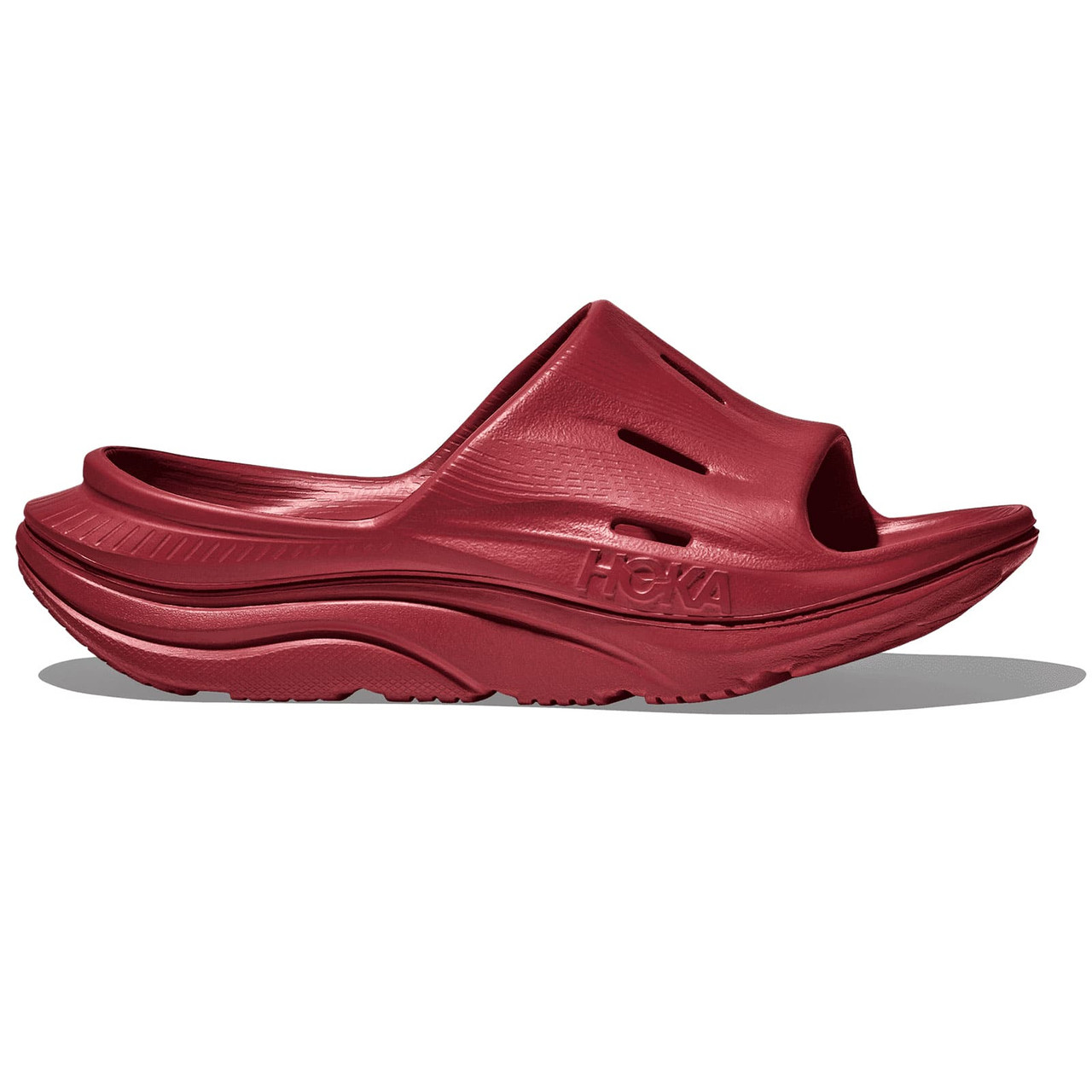 HOKA Unisex Ora Recovery Slide 3 Pepper/Pepper Sandals - Free Shipping