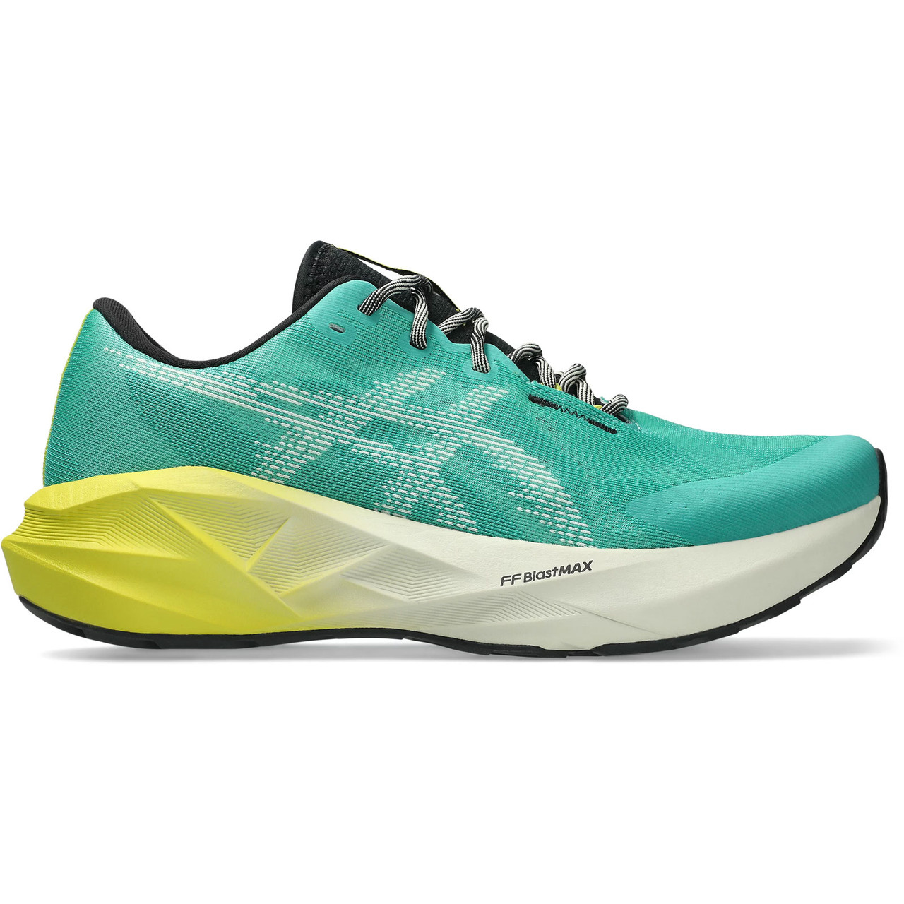 ASICS Men's Novablast 5 TR Aurora Green/Light Dust Shoes - Free
