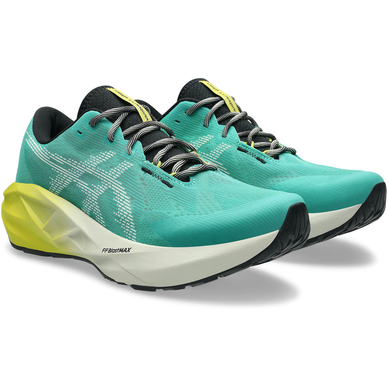 ASICS Men's Novablast 5 TR Aurora Green/Light Dust Shoes - Free