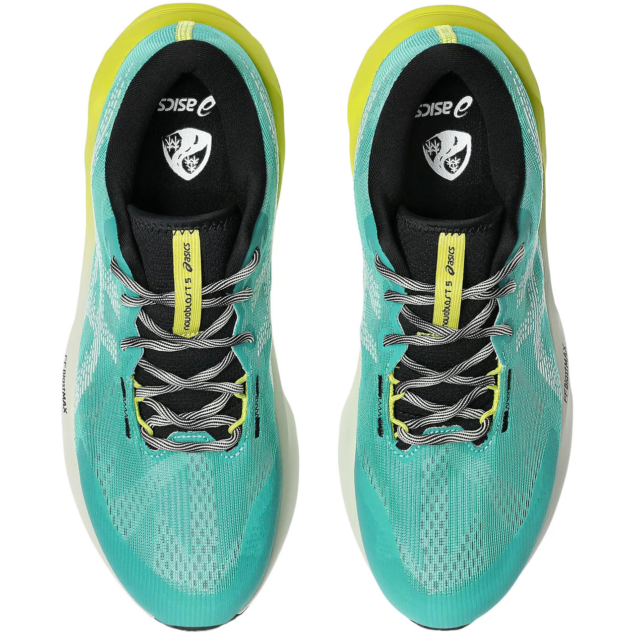ASICS Men's Novablast 5 TR Aurora Green/Light Dust Shoes - Free ASICS Men's Novablast 5 TR Aurora Green/Light Dust Shoes - Free