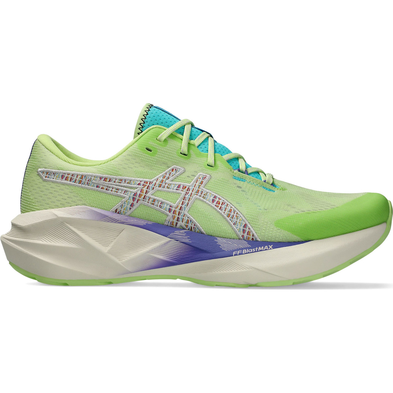ASICS Men's Novablast 5 TR Nature Bathing/Lime Green Shoes - Free