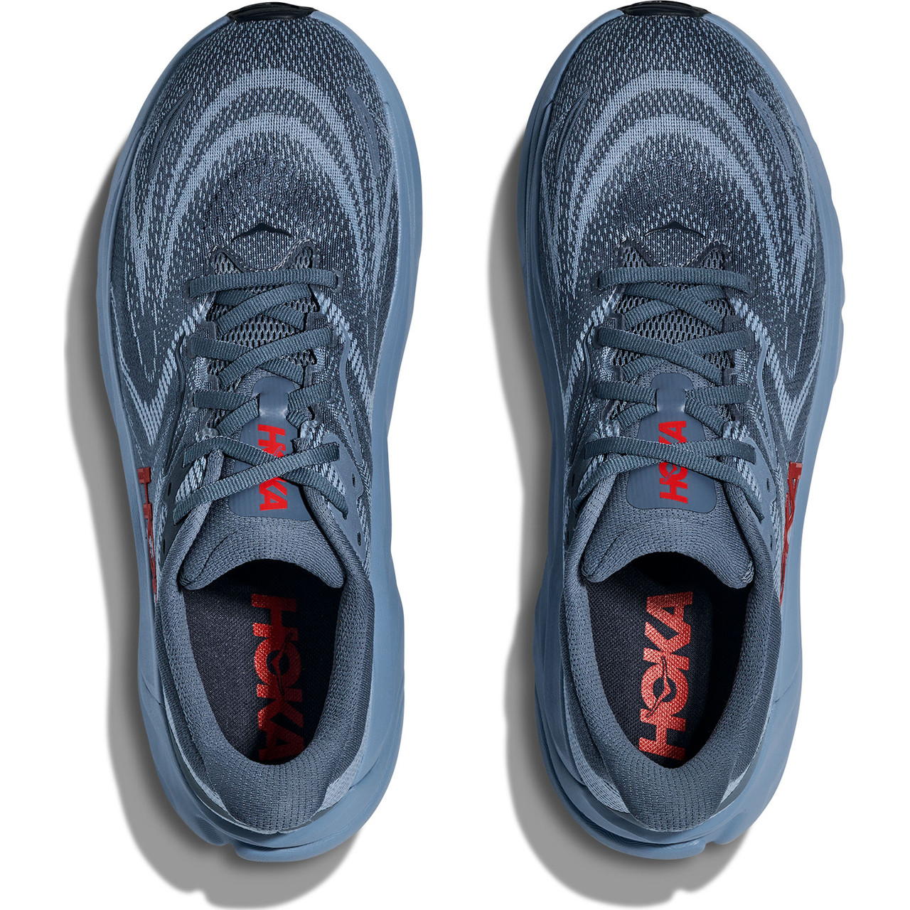 HOKA Men's Arahi 8 Thunder Cloud/Vermillion Shoes - Free Shipping
