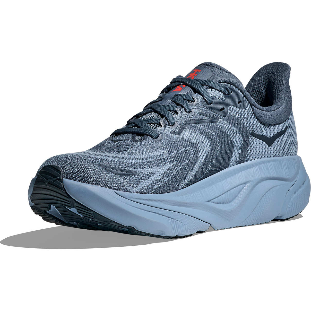 HOKA Men's Arahi 8 Thunder Cloud/Vermillion Shoes - Free Shipping