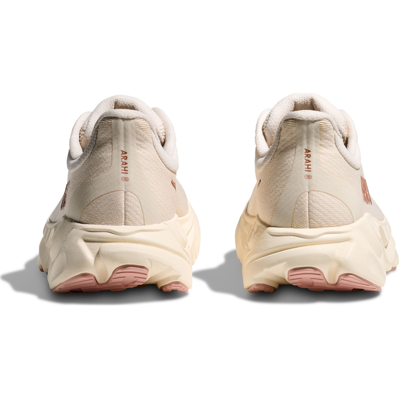HOKA Women's Arahi 8 Alabaster/Rose Gold Shoes - Free Shipping
