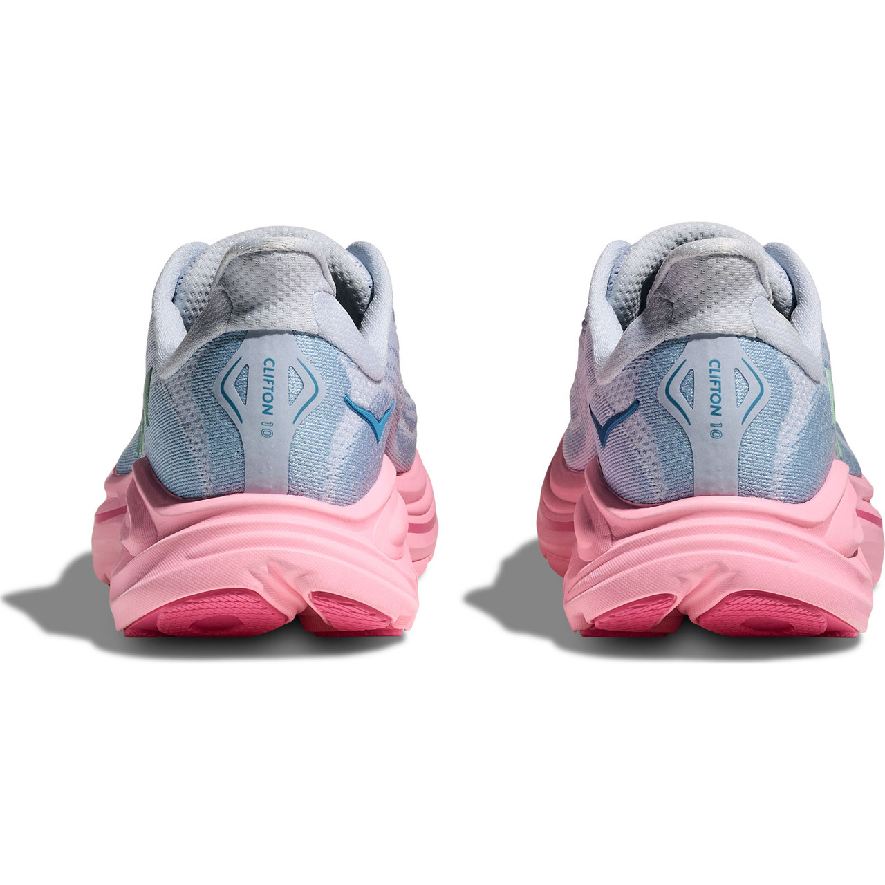 HOKA Women's Clifton 10 Overcast/Petal Shoes - Free Shipping