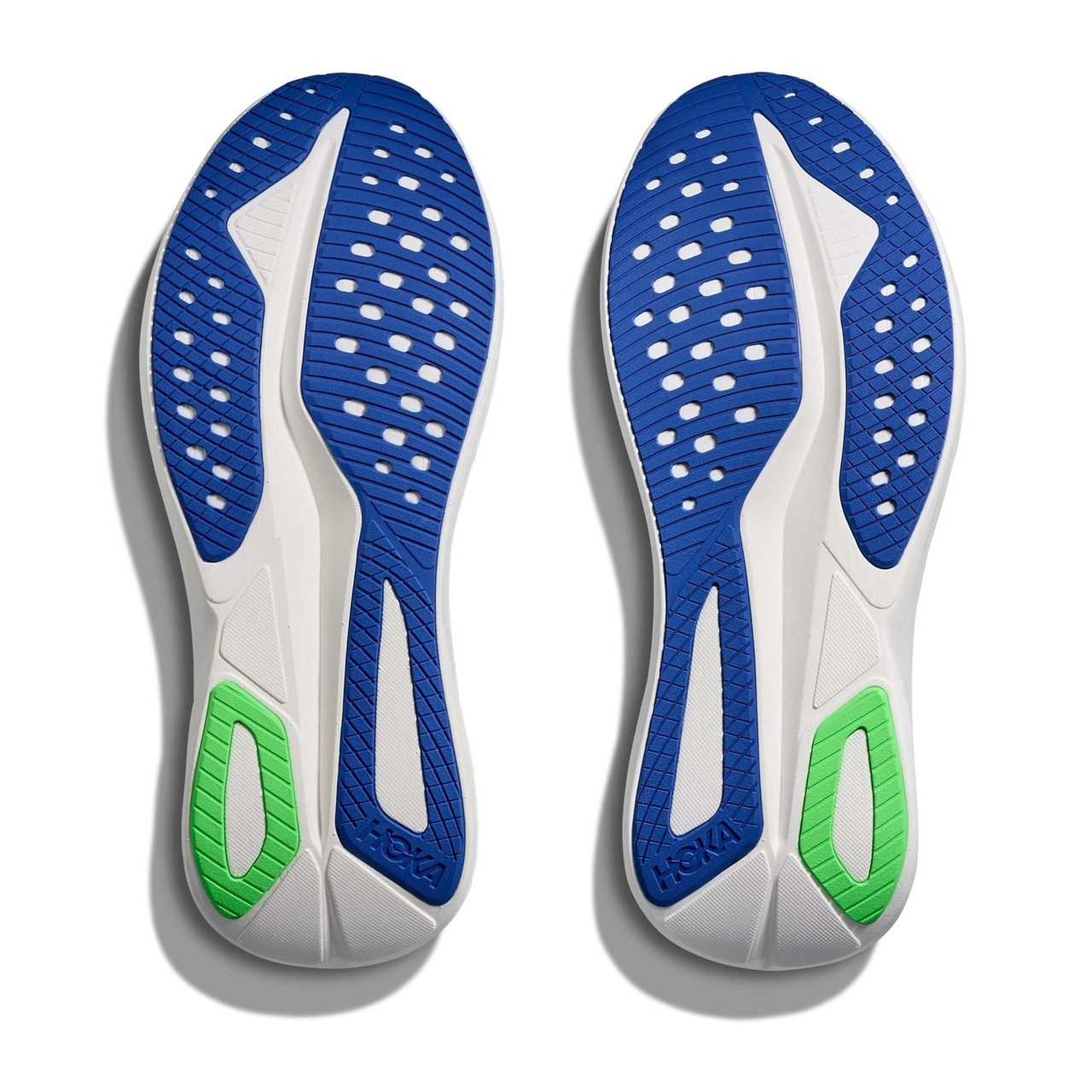 HOKA Men's Mach 7 Cobalt Blue/Neon Green Running Shoes - Free Shipping