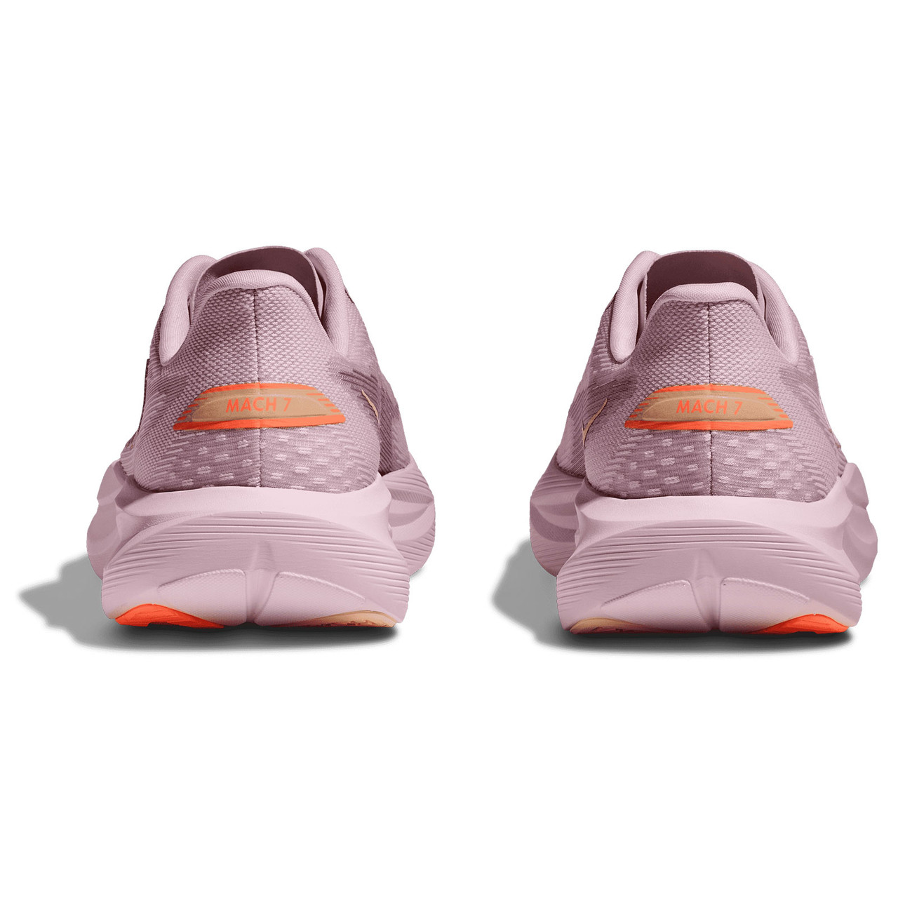 HOKA ライトパープルピンク Mach 7 ランニングシューズ HOKA Women's Mach 7 Lilac Cream/Tangerine Glow Running Shoes